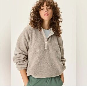 Outdoor Voices Mega Fleece Snap Up Hoodie